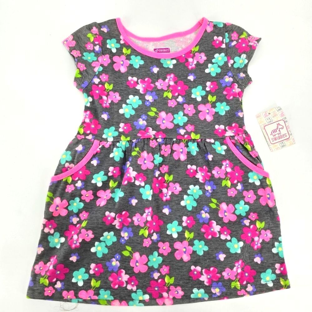 Swiggles Girl Floral Dress Size 3T
